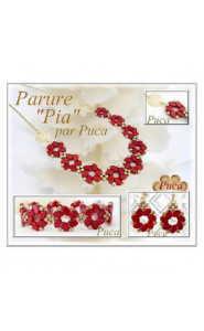 Free pattern Par Puca® Beads - ½ Necklace + Earrings Pia